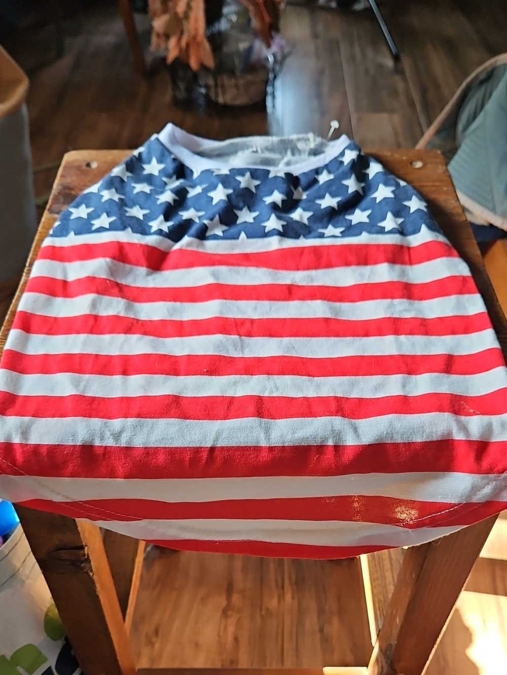 Top Paw Patriotic Stars & Stripes Dog Tank - Red, White & Blue Medium
